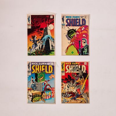 Sale Photo Thumbnail #2: 4 Marvel "Nick Fury, Agent of Shield" Comics