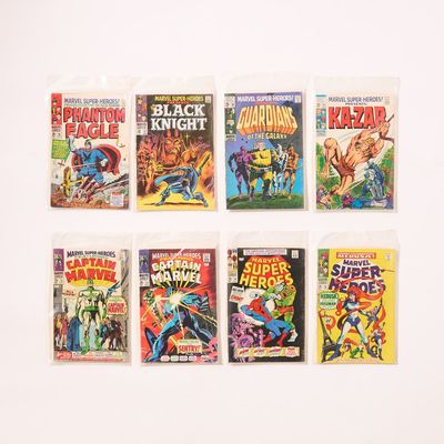 Sale Photo Thumbnail #5: 8 "Marvel Super-Heroes" Comics w/ Key Issues