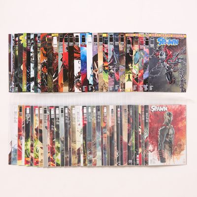 Sale Photo Thumbnail #408: 67 Image "Spawn" Comics w/ Keys - Issues #302-368