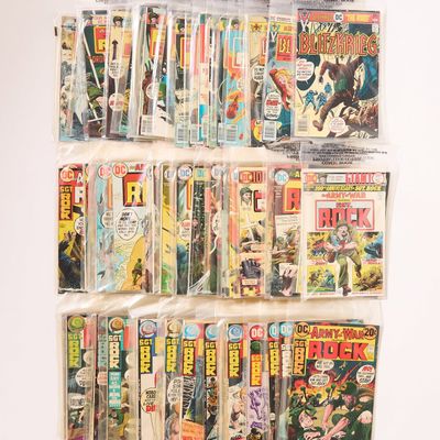 Sale Photo Thumbnail #113: 76 DC "Our Army at War" & "Blitzkrieg" Comics