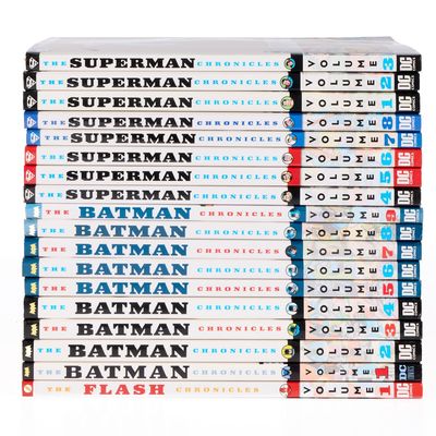 Sale Photo Thumbnail #487: 18 "DC Comics Chronicles" Modern Paperback Books