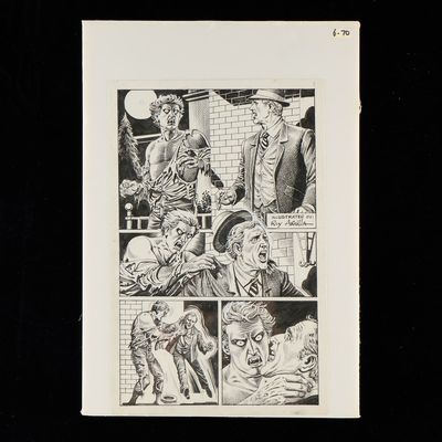 Sale Photo Thumbnail #465: Original Rey Arcilla Comic Book Illustration