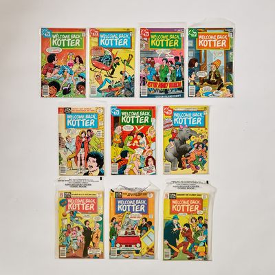 Sale Photo Thumbnail #46: Set 10 DC "Welcome Back, Kotter" Comics No. 1-10