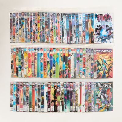 Sale Photo Thumbnail #209: 89 DC "R.E.B.E.L.S." & "Outsiders" Comic Books