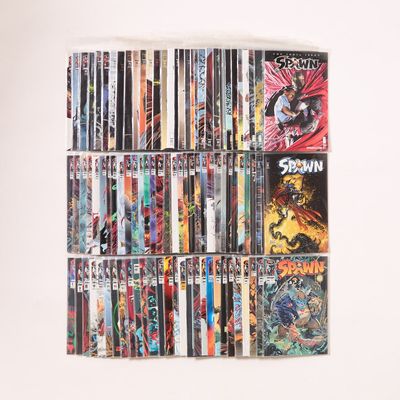 Sale Photo Thumbnail #403: 95 Image "Spawn" Comics Incl. Key #1 & #7-100