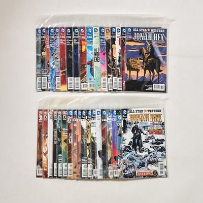 Sale Photo Thumbnail #324: Set 35 DC "All Star Western" Comics ca. 2011-2014