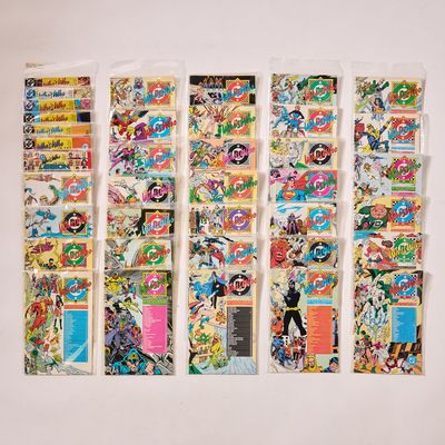 Sale Photo Thumbnail #359: Set 38 DC "Who's Who" Copper Age Comic Books