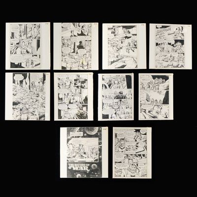 Sale Photo Thumbnail #464: Original Battletech Comic Book Panels
