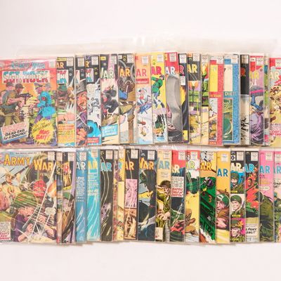 Sale Photo Thumbnail #111: 37 DC "Our Army at War" Silver Age Comics w/ Keys