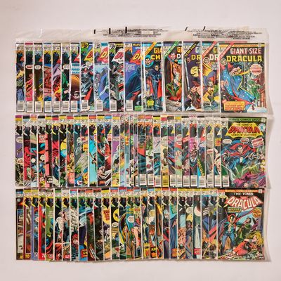 Sale Photo Thumbnail #21: 73 Marvel Bronze Age "Tomb of Dracula" Comic Books