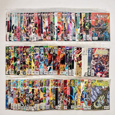 Sale Photo Thumbnail #379: Set 90 Marvel "The Avengers" Vol. 3 Comic Books