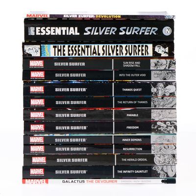 Sale Photo Thumbnail #497: 14 Marvel Silver Surfer Essentials & Epic Books