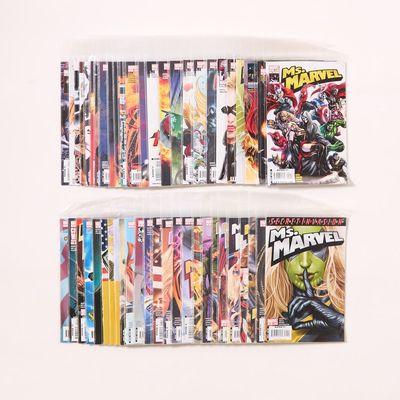 Sale Photo Thumbnail #390: 50 "Ms. Marvel" Comic Books - Complete Run #1-50