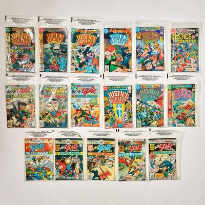 Sale Photo Thumbnail #170: 17 DC "All-Star Comics" Key Issues No. 58-74