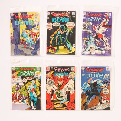Sale Photo Thumbnail #72: Set 6 DC "Hawk and the Dove" Silver Age Comics