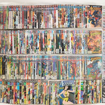 Sale Photo Thumbnail #96: 339 DC "Action Comics" Comic Books Issues 582-904