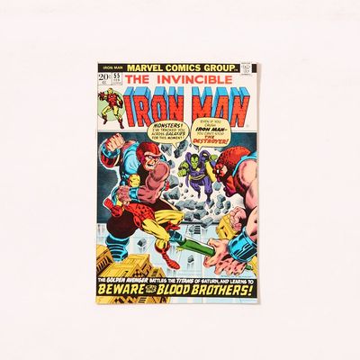 Sale Photo Thumbnail #14: Marvel "Iron Man" Key Issue #55 - 1st App Thanos
