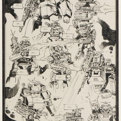Sale Photo Thumbnail #463: Original BattleTech Comic Panel