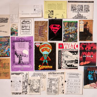 Sale Photo Thumbnail #508: Collection of Vintage Comic Ephemera & Posters
