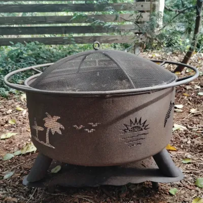 Larger Metal Wood Fire Pit