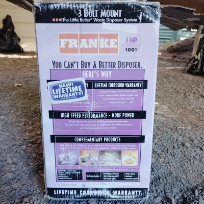 FRANKE 1HP 3 Bolt Mount Waste Disposal System