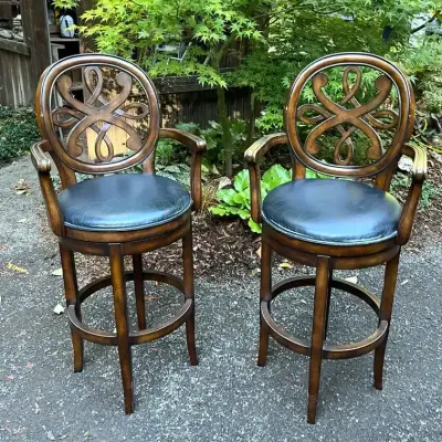 Bar Height Swivel Stools 48"H x 22"