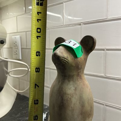 10" Tall Mouse Cast Stone Sculpture Figurine