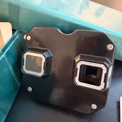 Vintage View-Master Viewer with Kodak Kodachrome Reels, Picture Slides & Teal Storage Case Lot