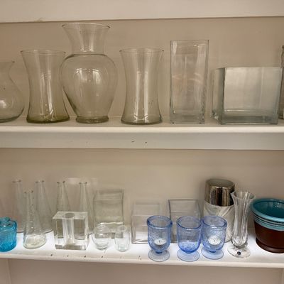 Large Mixed Assortment of Vases Lot