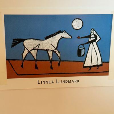 Linnea Lundmark “Washday II” Signed Limited Edition Framed Print 28/140
