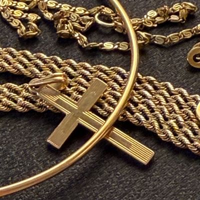 14k Scrap Lot - Monogrammed / Damaged Jewelry