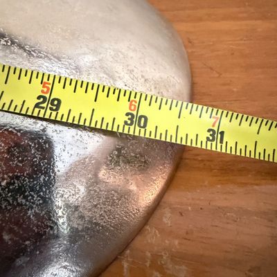 “Article” Aluminum Tray w Set of 4 Sculptural Ceramic Pears