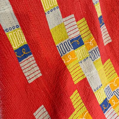 Vintage Hand Crafted Reversable Quilt