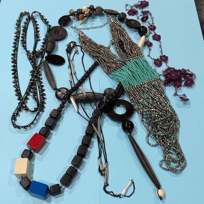 World Traveler Artisanal Necklace Jewelry Lot