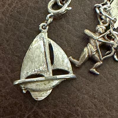 Vintage Charm Bracelet - Mostly Sterling
