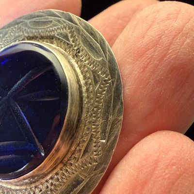 Mexican Silver Brooch / Pendant