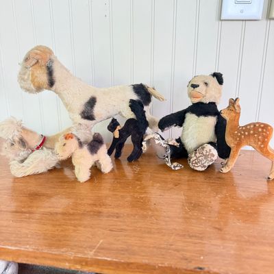 Vintage Steiff Plush Animal Collection