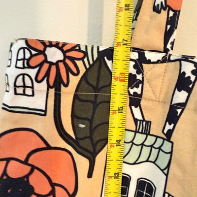 Lot of 2 Marimekko Bags - Marikylä (Mari Village) Fabric Tote + Kaika Mini Unikko Pouch
