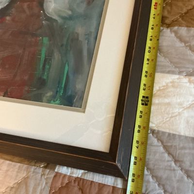 Hans Vorbusch Original Abstract Impressionist Professionally Matted / Framed