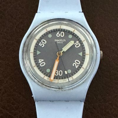 Vintage Swatch Powder Blue Watch