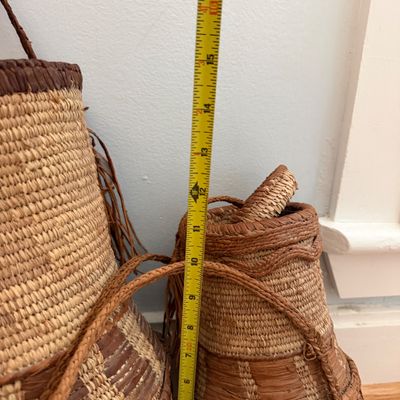 Lot of 6 Ethnographic Woven Basket & Vessel Collection