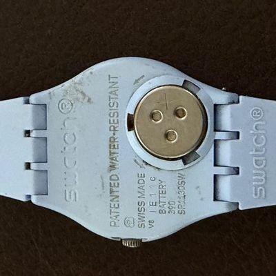 Vintage Swatch Powder Blue Watch