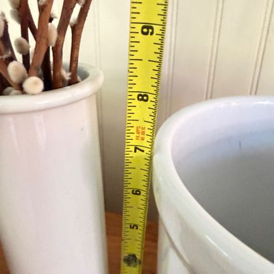 Minimalist Decor White Ceramic Pitchers, Mugs & Crock — Dansk, Denby, Gomes Porcelain + More