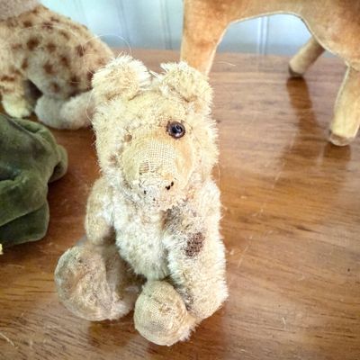 Mixed Lot of Vintage Steiff Plush Animals