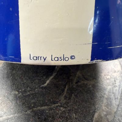Lot of Colorful Plastic Kitchenware, Larry Laslo Ice Bucket, Serving Plates and Patterned Glasses