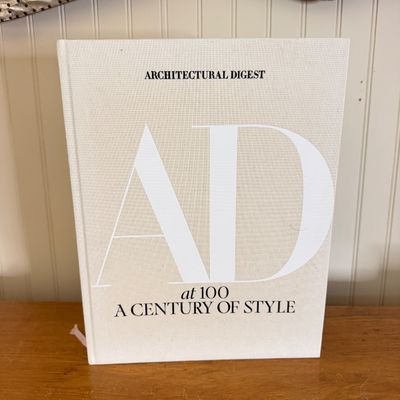 Collectible Architectural Digest AD at 100: A Century of Style Hardcover Book 12"x10"