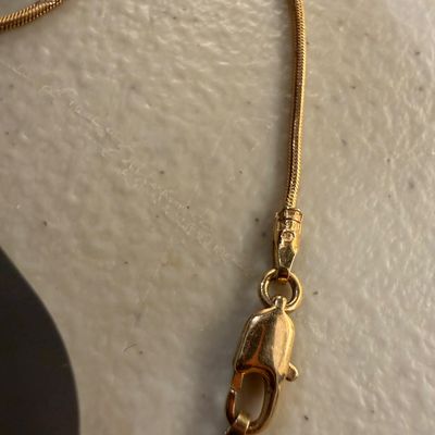 14k Yellow Gold Cartouche Handmade Egyptian Necklace & Pendant