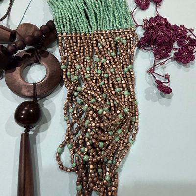 World Traveler Artisanal Necklace Jewelry Lot