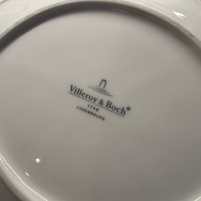 Lot Decorative Ceramic Pottery - Villeroy & Boch, Alsace Teapot, Hand-Painted Plates, Pitchers
