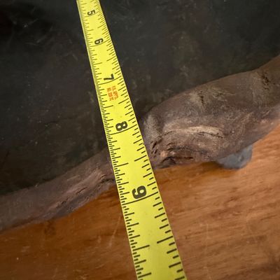Rustic Carved Natural Wood Sculptural Bowl – Organic Primitive Style
